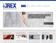 Tablet Screenshot of entretienrex.com